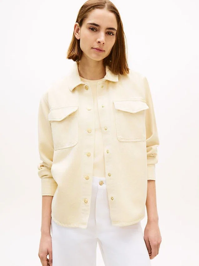Garment-Dyed Denim Shirt Jacket Garment-Dyed Denim Shirt Jacket
