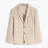 Garment-Dyed Linen Casual Blazer Garment-Dyed Linen Casual Blazer