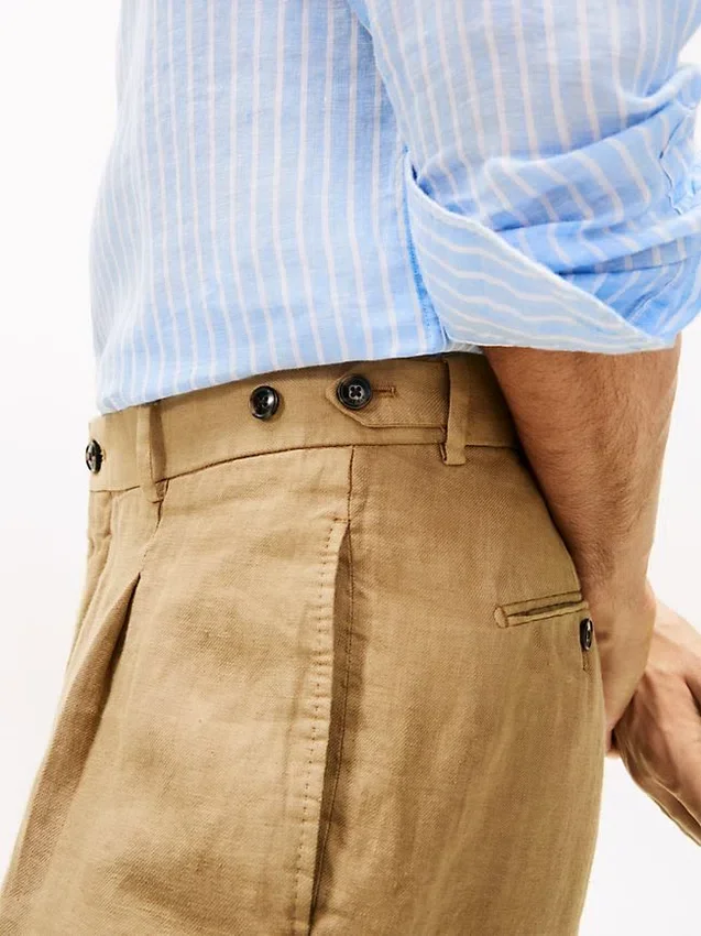 Garment-Dyed Linen Tapered Pant Garment-Dyed Linen Tapered Pant