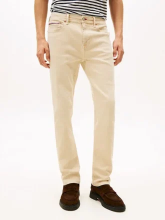 Garment-Dyed Slim Jean