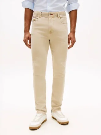 Garment-Dyed Slim Jean