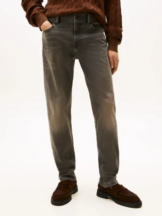 Garment Washed Slim Jean