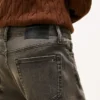 Garment Washed Slim Jean