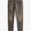 Garment Washed Slim Jean