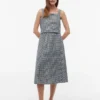 Gingham Linen-Blend Midi Skirt Gingham Linen-Blend Midi Skirt