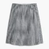 Gingham Linen-Blend Midi Skirt Gingham Linen-Blend Midi Skirt