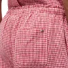 Gingham Linen-Blend Pull-On Pant Gingham Linen-Blend Pull-On Pant