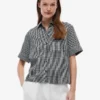 Gingham Linen-Blend Shirt Gingham Linen-Blend Shirt
