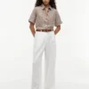Gingham Linen-Blend Shirt Gingham Linen-Blend Shirt