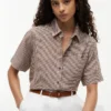 Gingham Linen-Blend Shirt Gingham Linen-Blend Shirt