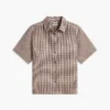 Gingham Linen-Blend Shirt Gingham Linen-Blend Shirt
