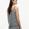 Gingham Linen-Blend Tank Top Gingham Linen-Blend Tank Top