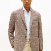 Glen Plaid Wool-Blend Blazer