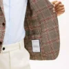 Glen Plaid Wool-Blend Blazer