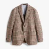 Glen Plaid Wool-Blend Blazer