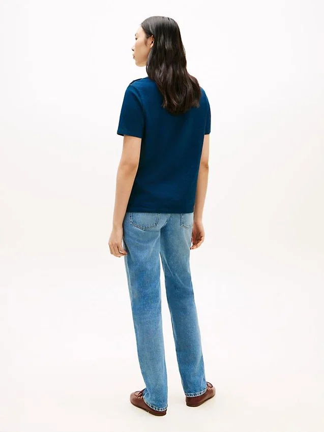 Gold-Button Cotton Interlock T-Shirt Gold-Button Cotton Interlock T-Shirt
