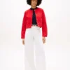 Gold-Button Denim Lady Jacket Gold-Button Denim Lady Jacket
