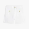 Gold-Button Pocket Denim Short Gold-Button Pocket Denim Short