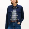 Gold-Button Ponte Multi-Pocket Jacket Gold-Button Ponte Multi-Pocket Jacket