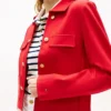 Gold-Button Ponte Multi-Pocket Jacket Gold-Button Ponte Multi-Pocket Jacket