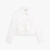 Gold-Button Ponte Multi-Pocket Jacket Gold-Button Ponte Multi-Pocket Jacket
