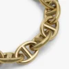 Gold-Plated Mariner-Link Chain Bracelet