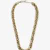 Gold-Plated Mariner-Link Chain Necklace