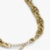 Gold-Plated Mariner-Link Chain Necklace