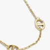 Gold-Plated Slim Mariner-Link Necklace