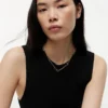 Gold-Plated Slim Mariner-Link Necklace