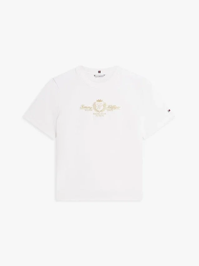 Gold-Tone Club Crest Logo T-Shirt Gold-Tone Club Crest Logo T-Shirt