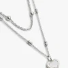 Heart Charm Double-Layered Necklace