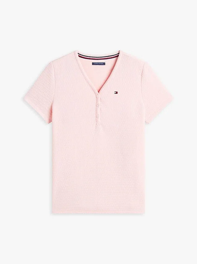 Henley T-Shirt & Short Sleep Set Henley T-Shirt & Short Sleep Set