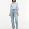 High-Rise Tapered Jean