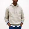 Hilfiger Crest Logo Heathered Hoodie
