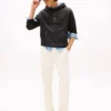 Hilfiger Crest Logo Heathered Hoodie