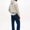 Hilfiger Crest Logo Heathered Hoodie