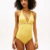 Hilfiger Logo Halter One-Piece Swimsuit Hilfiger Logo Halter One-Piece Swimsuit