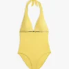 Hilfiger Logo Halter One-Piece Swimsuit Hilfiger Logo Halter One-Piece Swimsuit