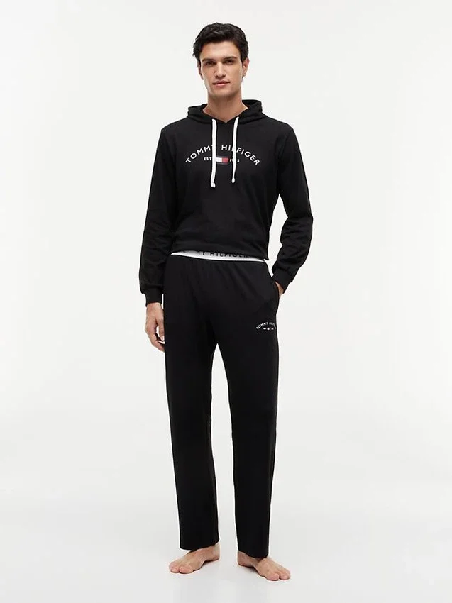 Hilfiger Logo Pique Sleep Pant Hilfiger Logo Pique Sleep Pant