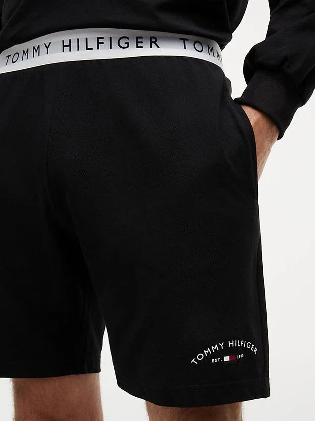 Hilfiger Logo Pique Sleep Short Hilfiger Logo Pique Sleep Short