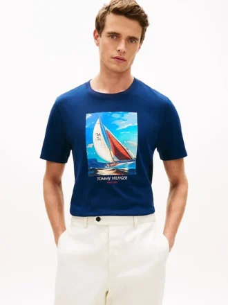 Hilfiger Sailing Photo Print T-Shirt