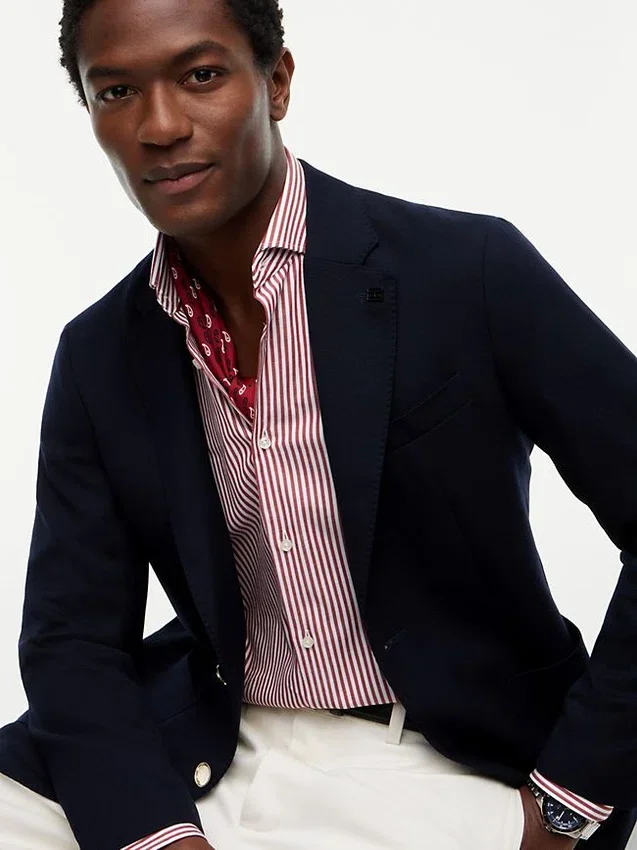 Hopsack Wool Blazer Hopsack Wool Blazer