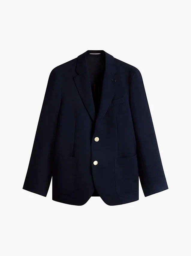 Hopsack Wool Blazer Hopsack Wool Blazer