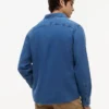 Indigo-Dyed Waffle Denim Shirt