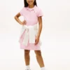 Kids’ Allover Floral Print Polo Dress