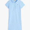 Kids’ Allover Floral Print Polo Dress