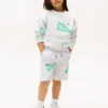 Kids’ Allover Mixed Logo Sweatshort Kids’ Allover Mixed Logo Sweatshort