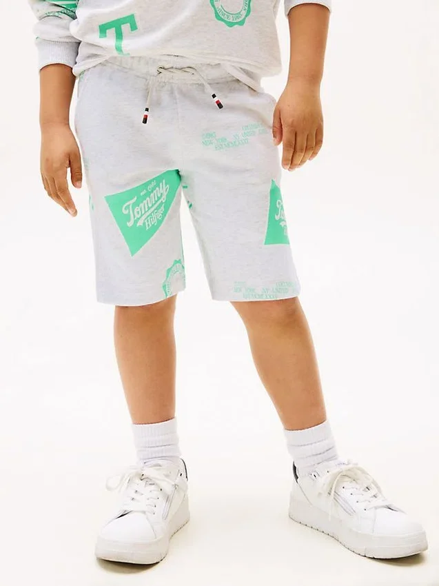 Kids’ Allover Mixed Logo Sweatshort Kids’ Allover Mixed Logo Sweatshort