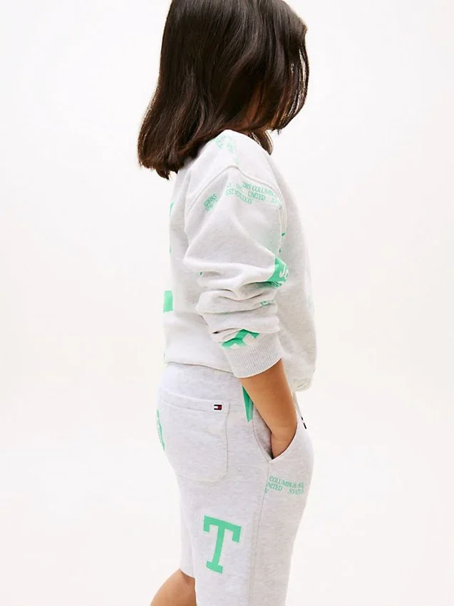 Kids’ Allover Mixed Logo Sweatshort Kids’ Allover Mixed Logo Sweatshort
